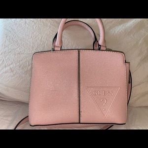 Pink Glitter Guess Purse.